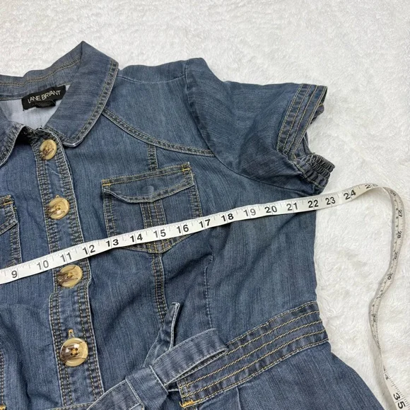 Lane Bryant Classic Blue Denim Jacket - Picture 3 of 5